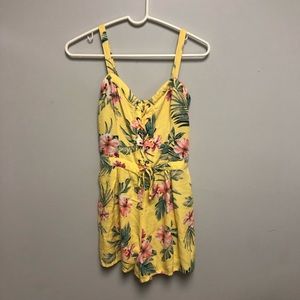 Hollister Lace up Corset Romper